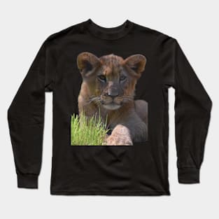 African Lion cub Long Sleeve T-Shirt